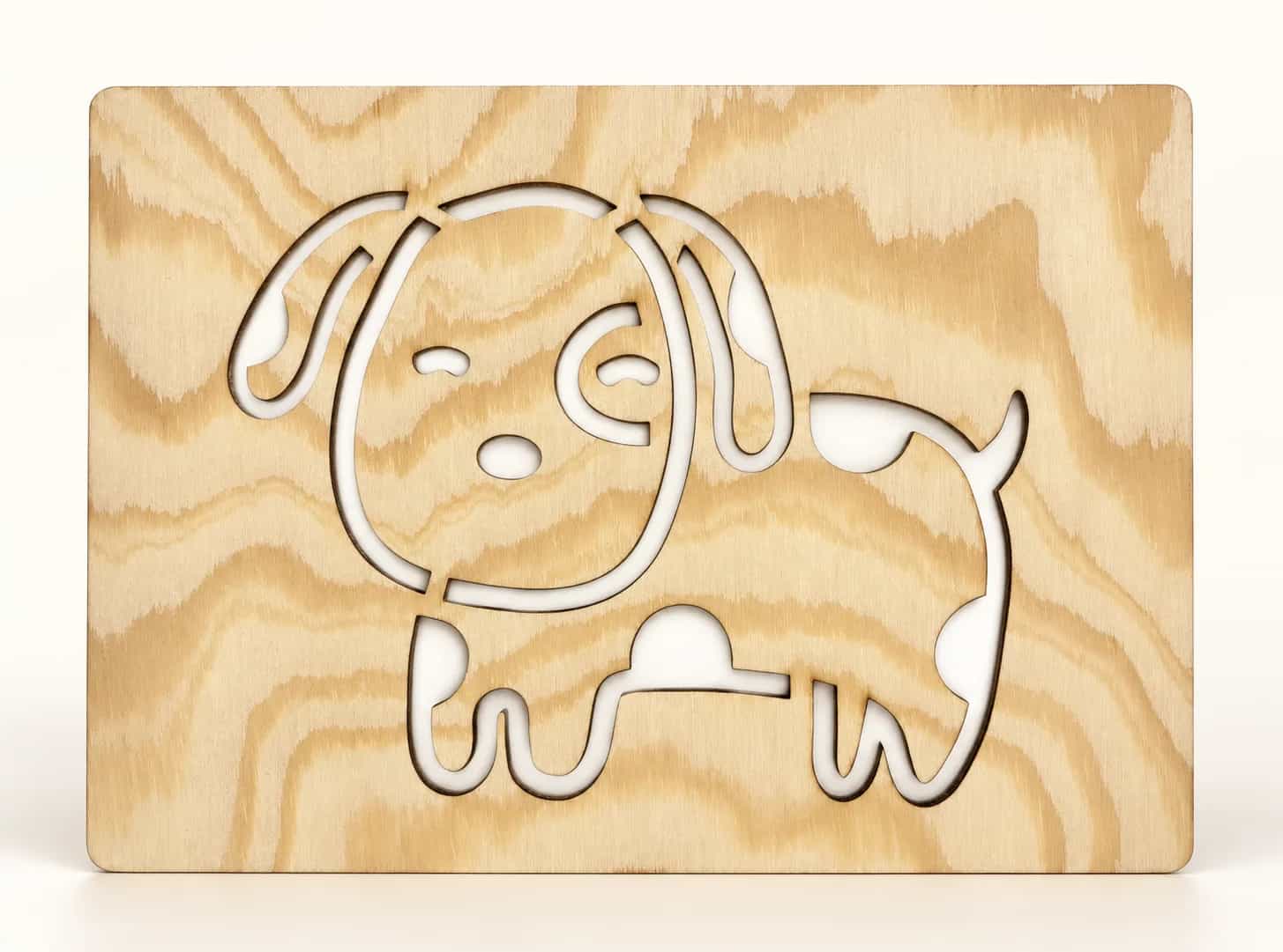Zeichenschablone Bauernhof – Hund