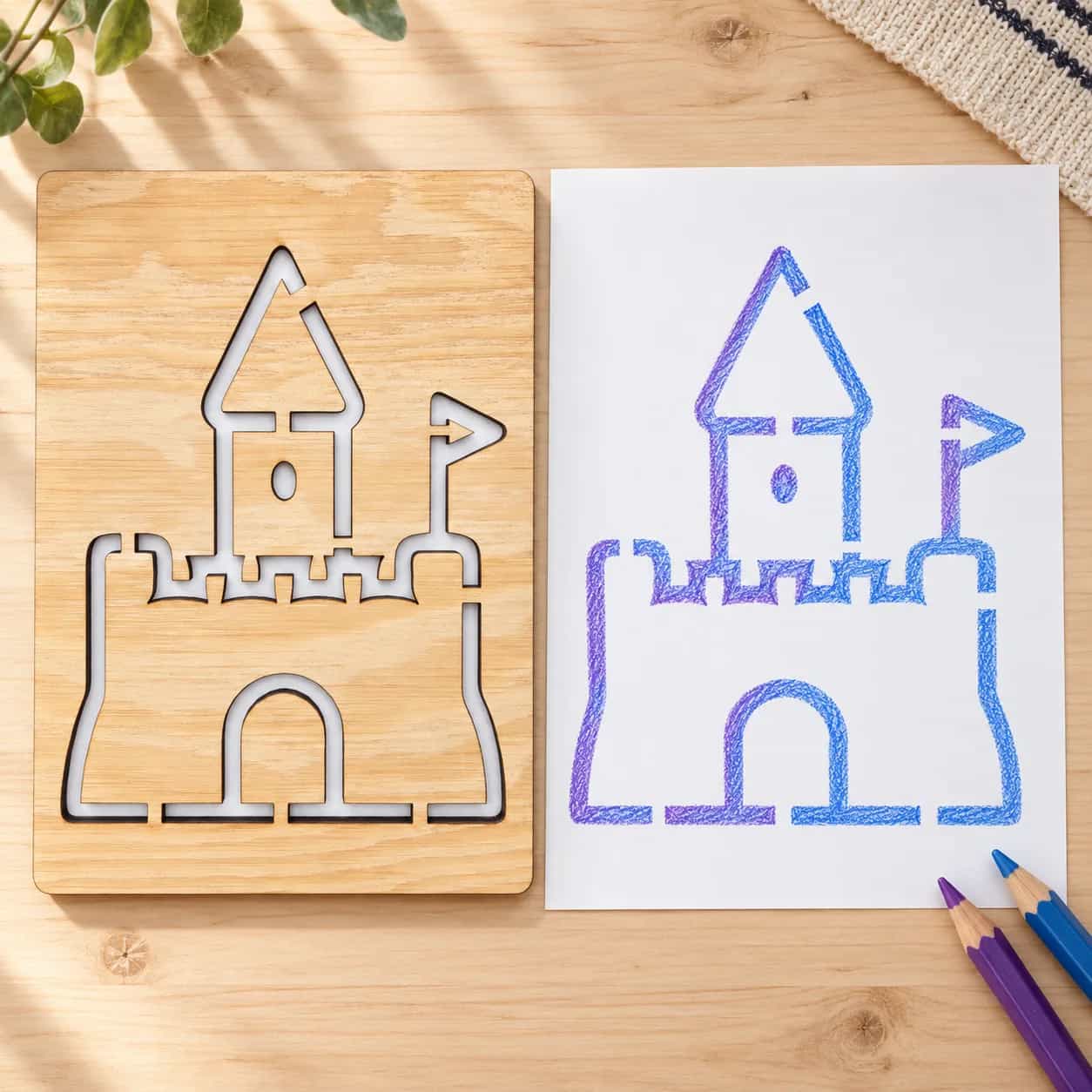 KresliSoMnou – Pochoir à dessiner – Objets – Palais