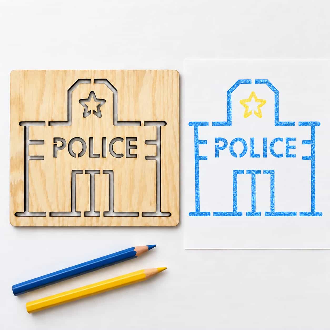 KresliSoMnou – Pochoir à dessiner – Objets – Commissariat