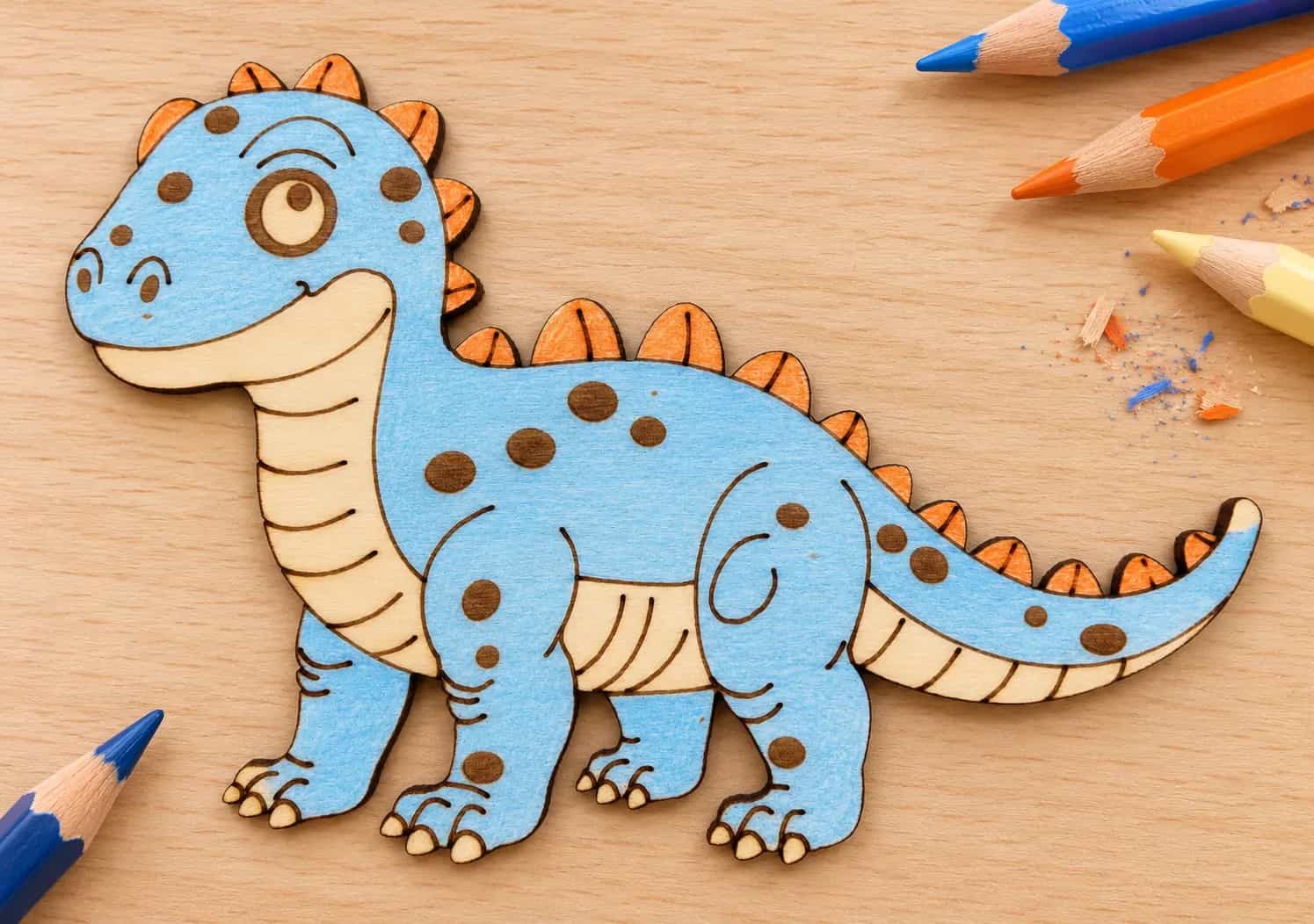 PaintMe – Drevená omaľovánka – Dino – Hungarosaurus
