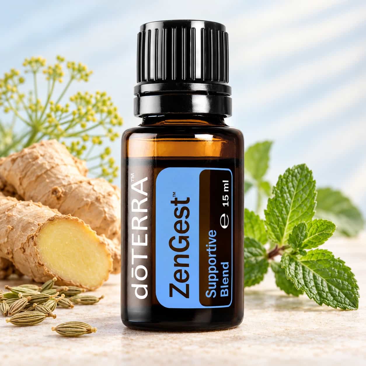 doTERRA ZenGest, zmes esenciálnych olejov 15 ml