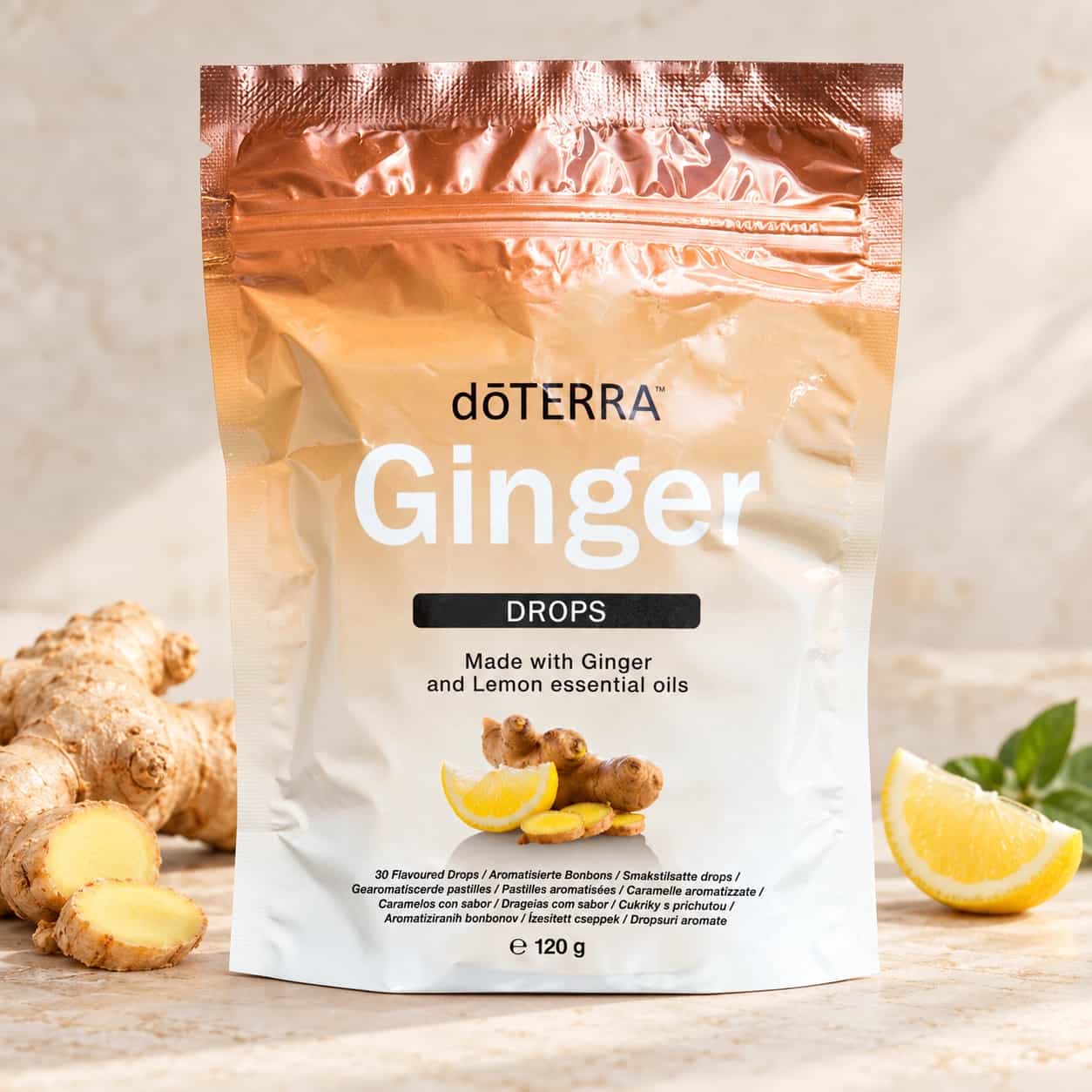 doTERRA Zázvorové cukríky – pastilky s esenciálnymi olejmi