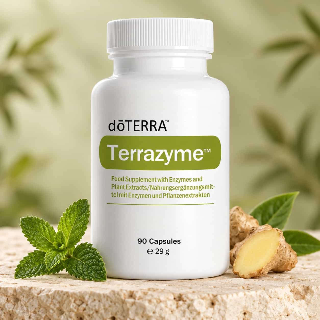dōTERRA TerraZyme™ – výživový doplnok s enzýmami a rastlinnými výťažkami
