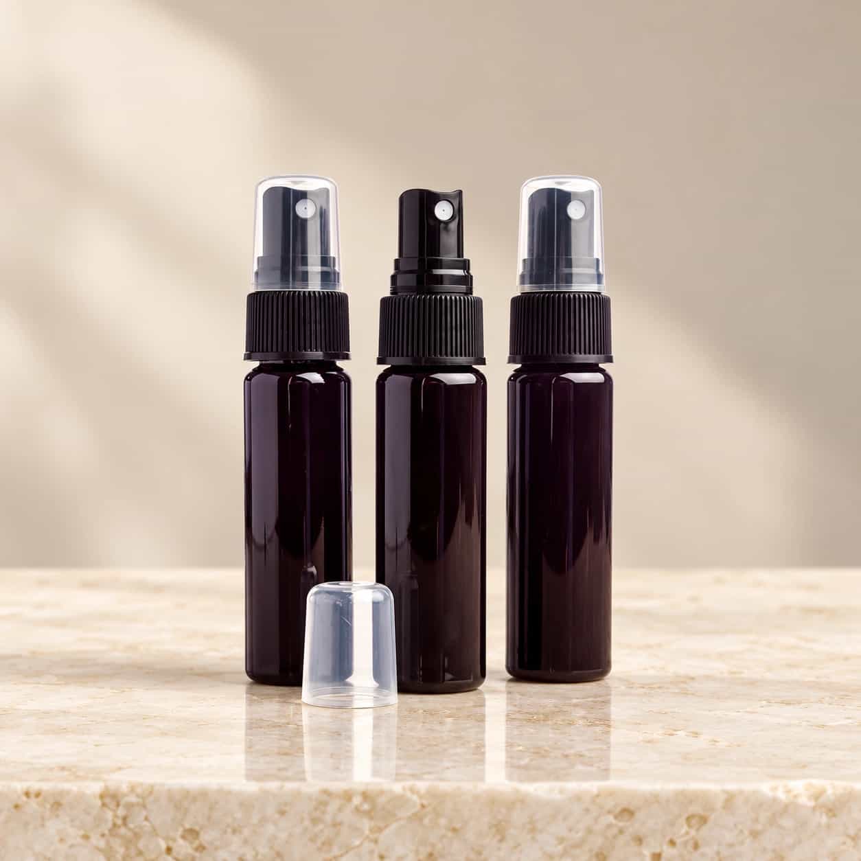 doTERRA fľaštičky so sprejom, 30 ml — balenie 3 ks
