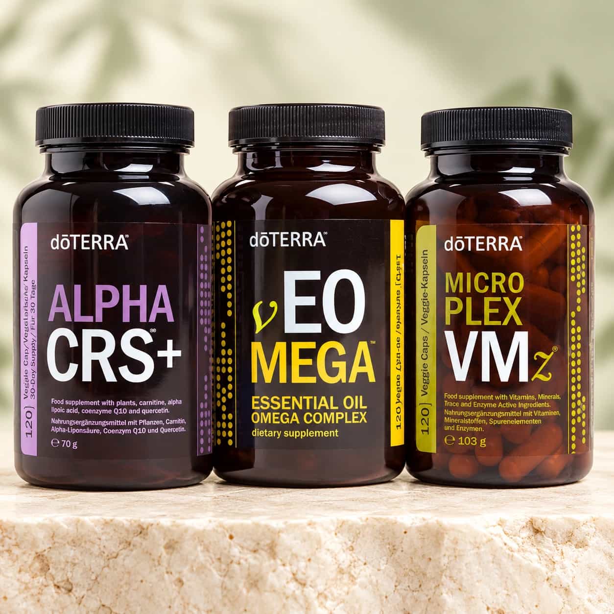 doTERRA Lifelong Vitality Pack, vegánsky — set troch