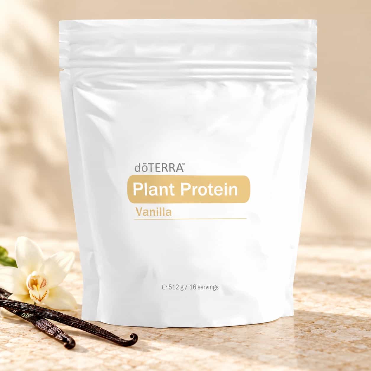 doTERRA Vanilkový rastlinný proteín 512 g