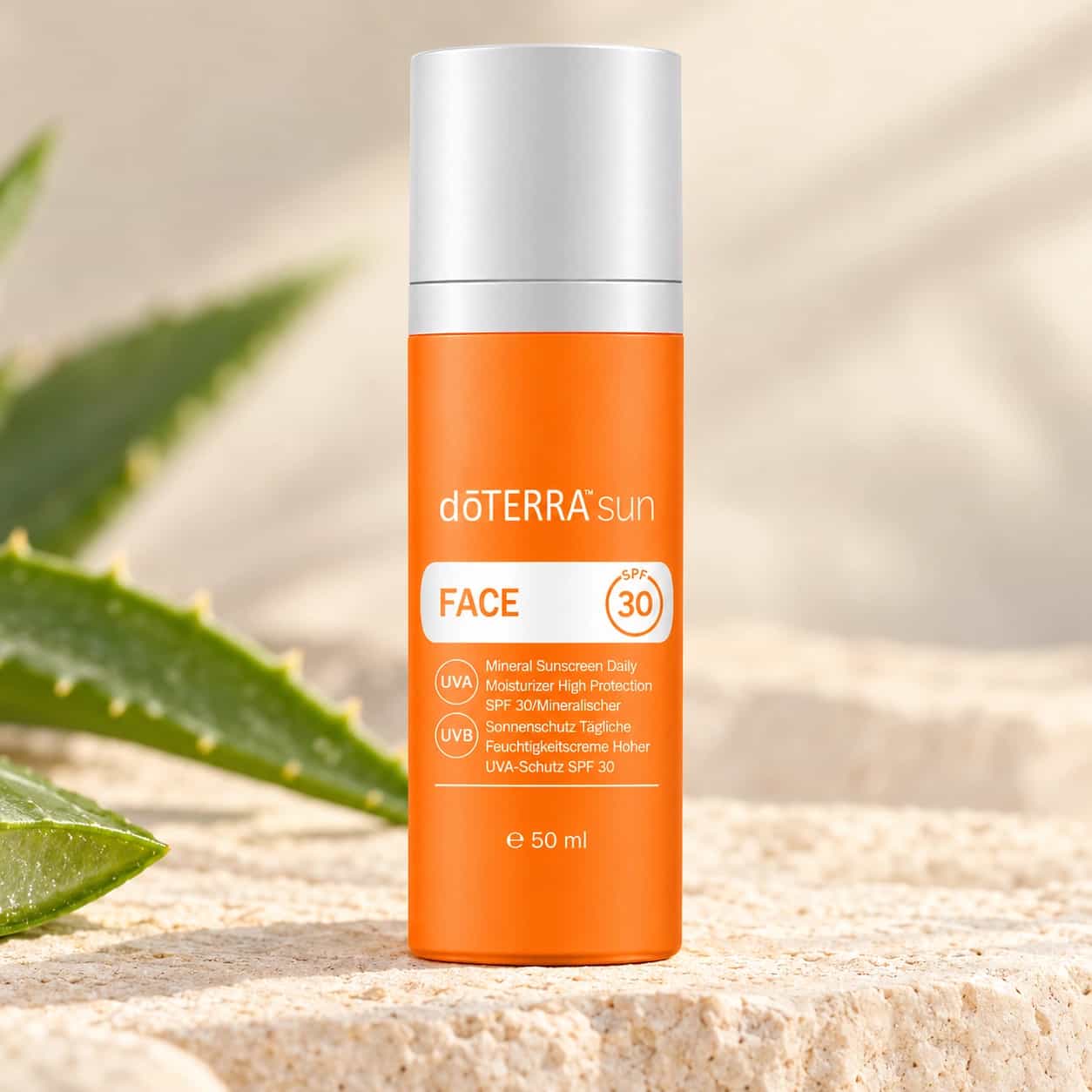 doTERRA Denný hydratačný pleťový minerálny krém na opaľovanie Sun SPF 30 50 ml