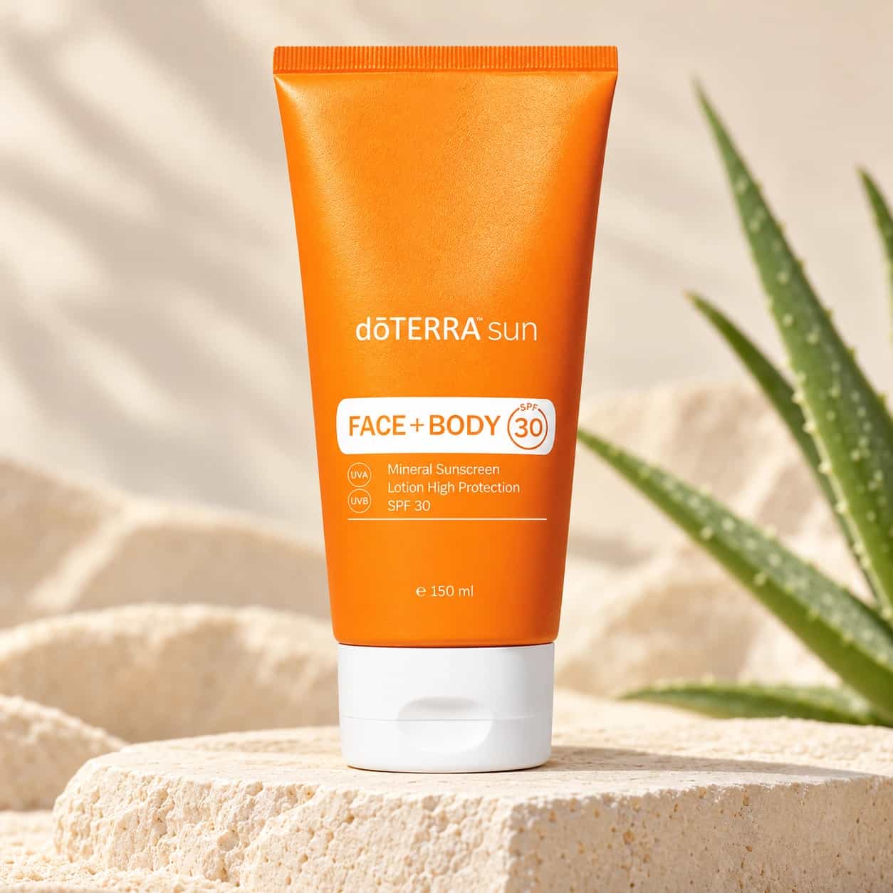 doTERRA Pleťový a telový minerálny krém na opaľovanie Sun SPF 30 150 ml