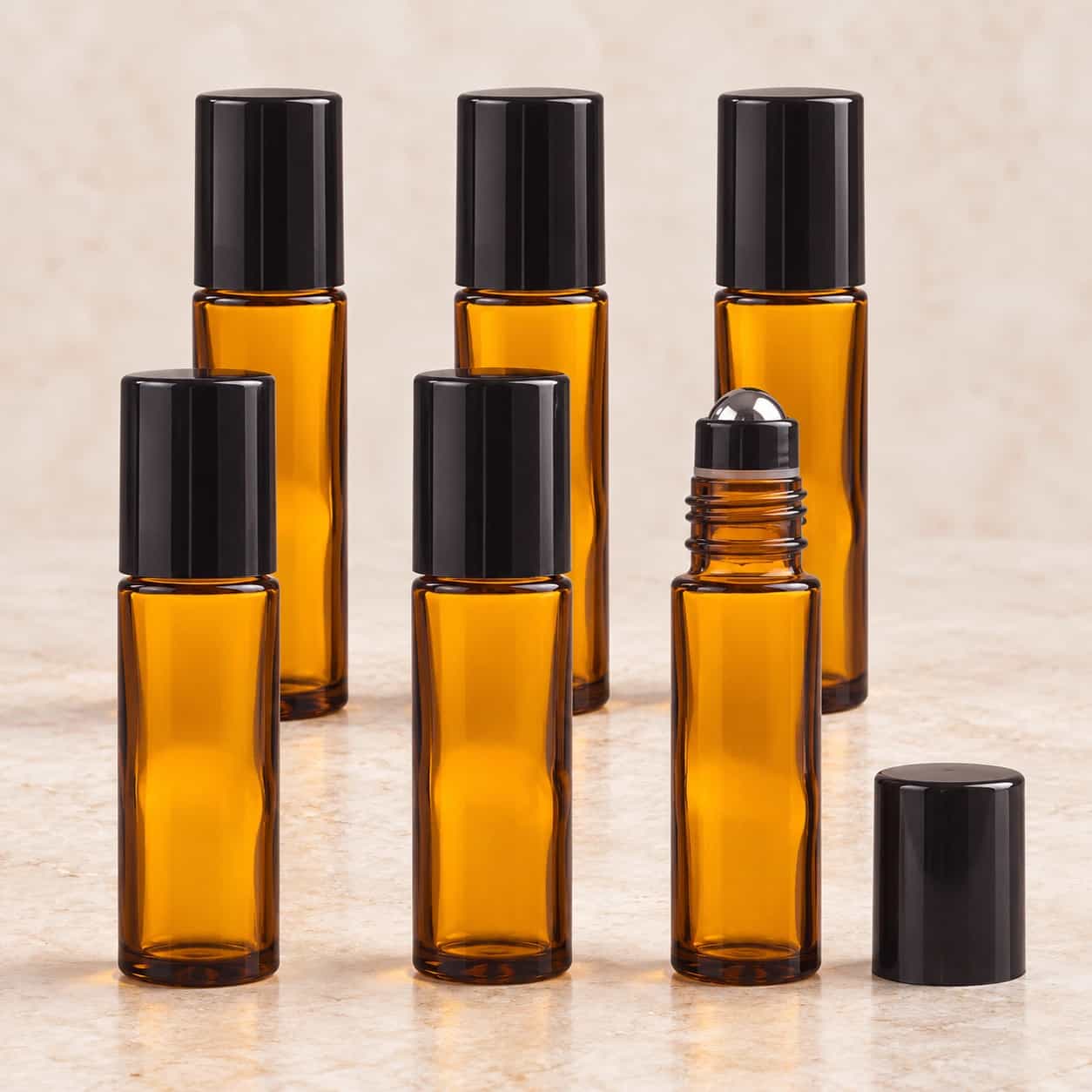 doTERRA Jantárové guľôčkové fľaštičky 10 ml 6 ks