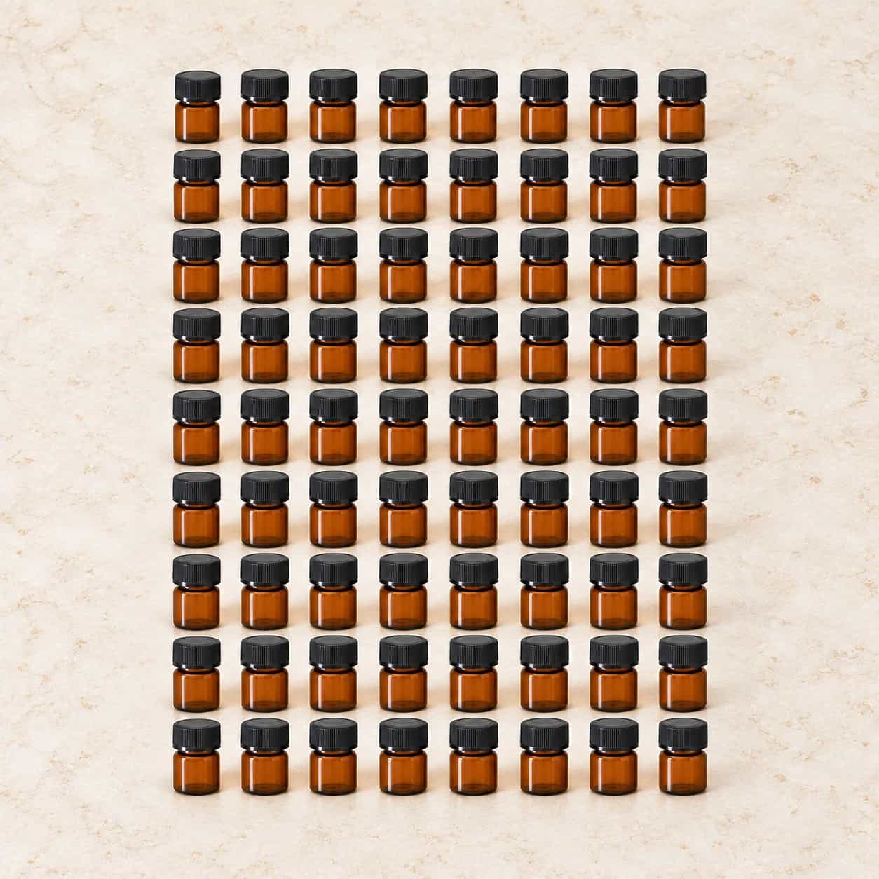 doTERRA 2 ml prázdne fľaštičky 72 ks
