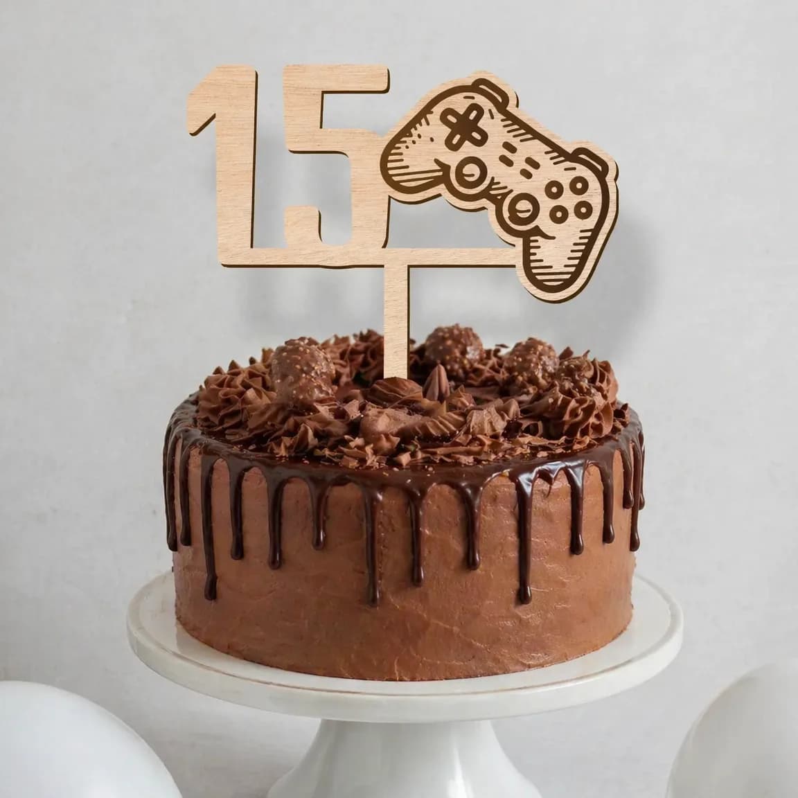 Tortenstecker – Geburtstag – Gamepad (Gamer)