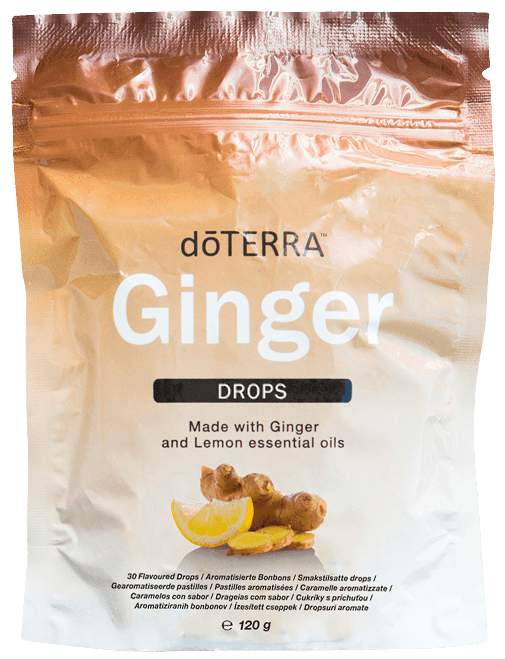 doTERRA Cukierki imbirowe – pastylki z olejkami eterycznymi