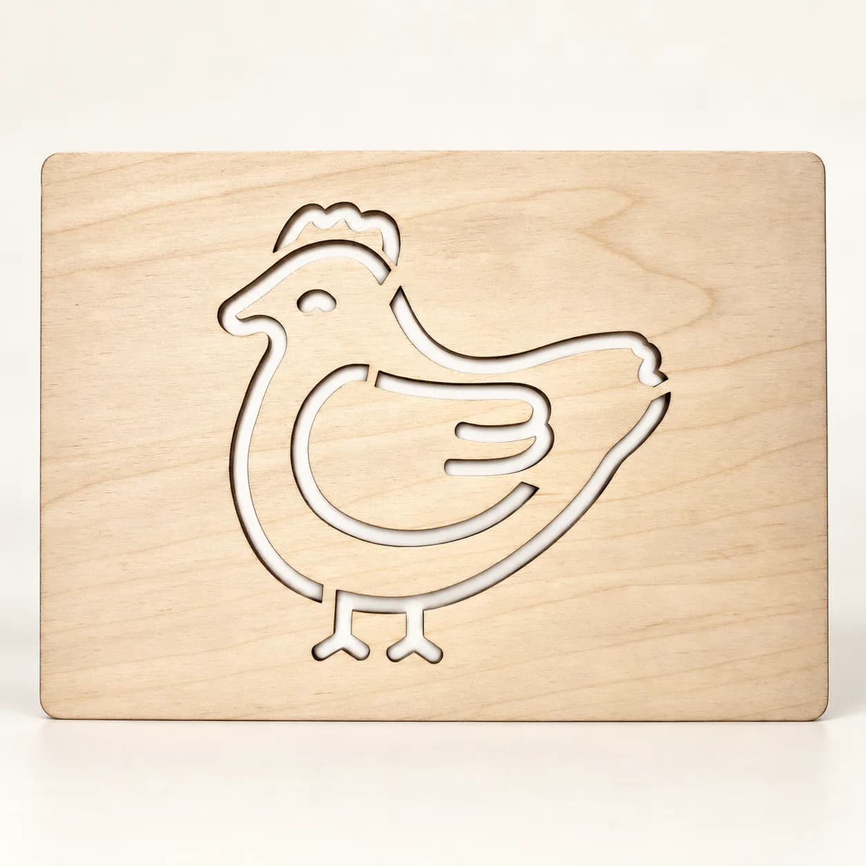 Pochoir à dessiner Ferme – Poule