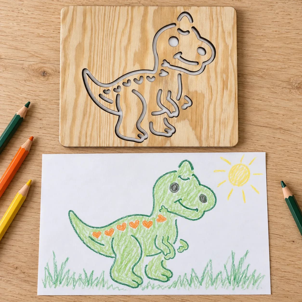 Šablona na kreslení Dinosauři – Ceratosaurus