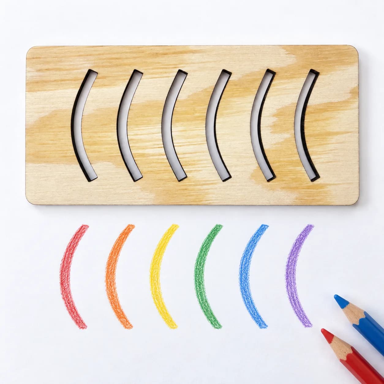 MINI grafomotorická šablóna (cca 15 cm) – Úsmevy