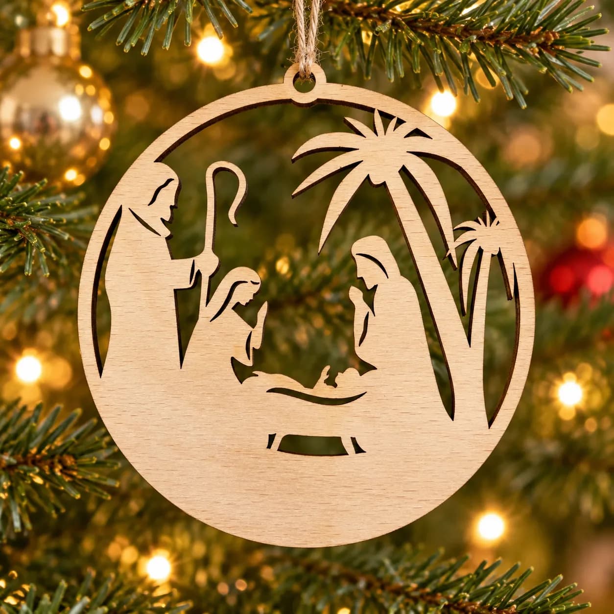 Décoration de Noël en bois – Sainte Nuit 17