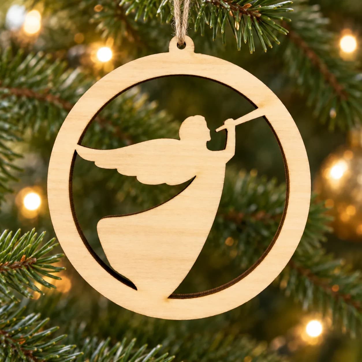 Holz-Christbaumschmuck – Weihnachtsmotiv 20