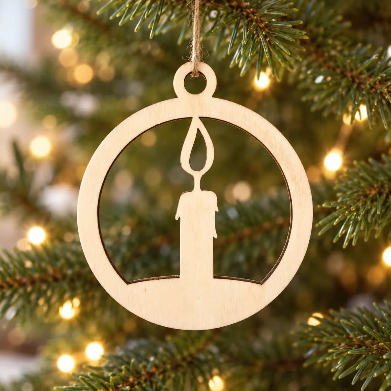 Holz-Christbaumschmuck – Weihnachtsmotiv 7