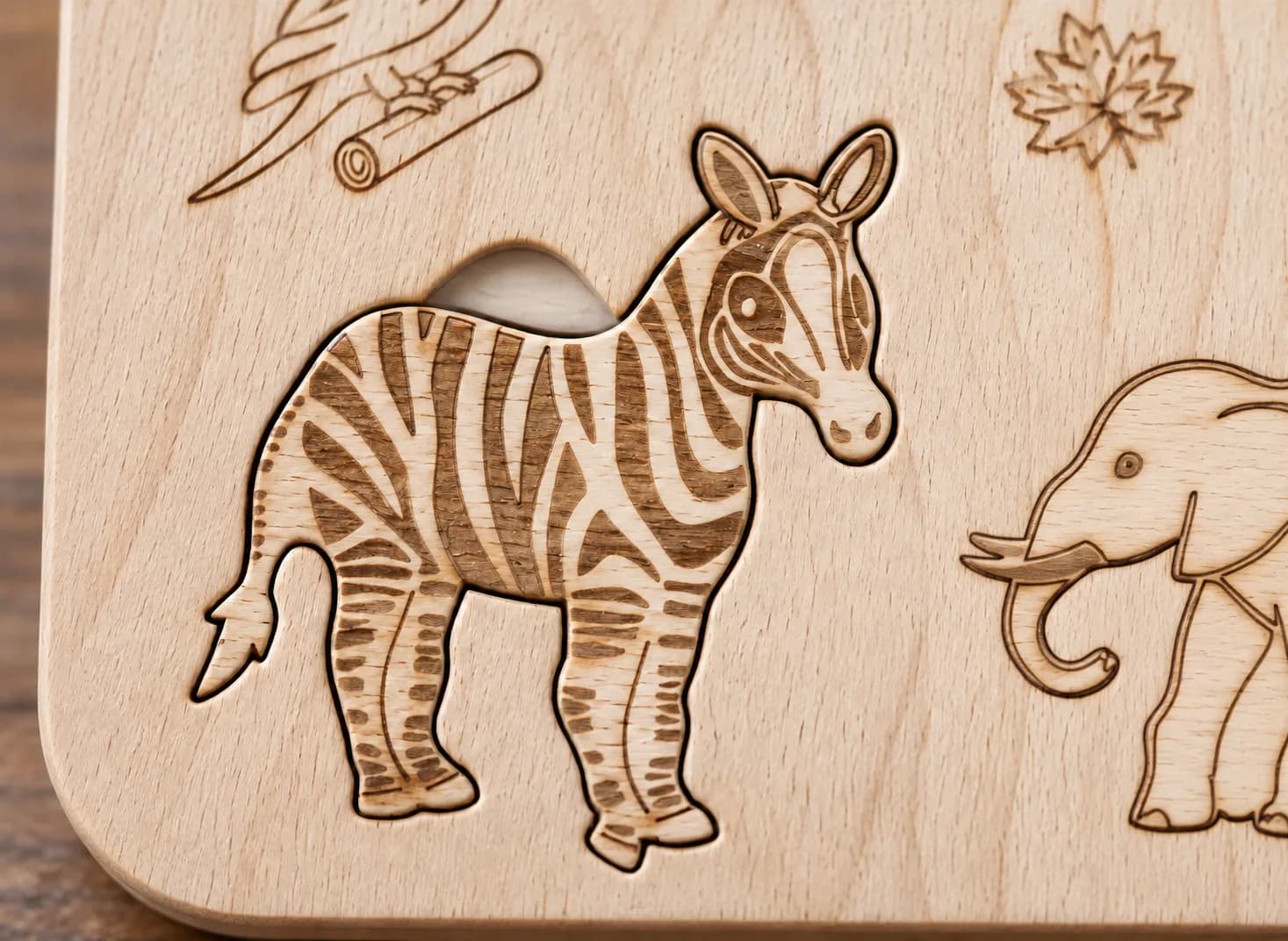 Mysli&Vlož Holz-Einlegepuzzle – Safari