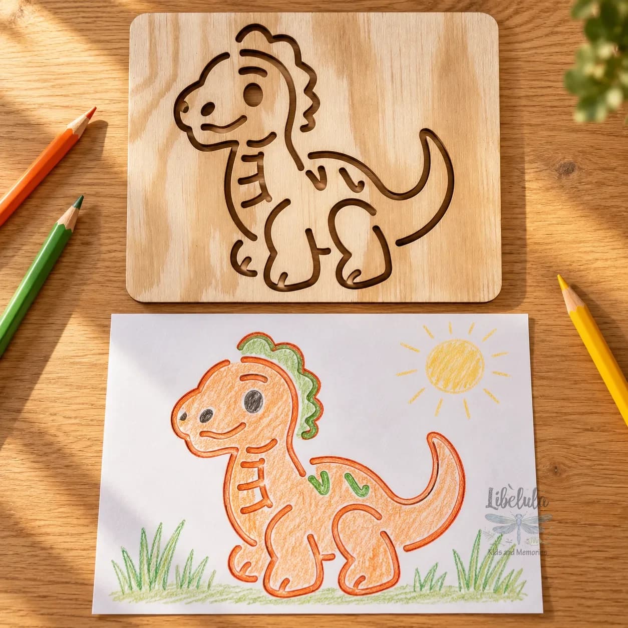 Šablóna na kreslenie Dinosauri – Tenontosaurus