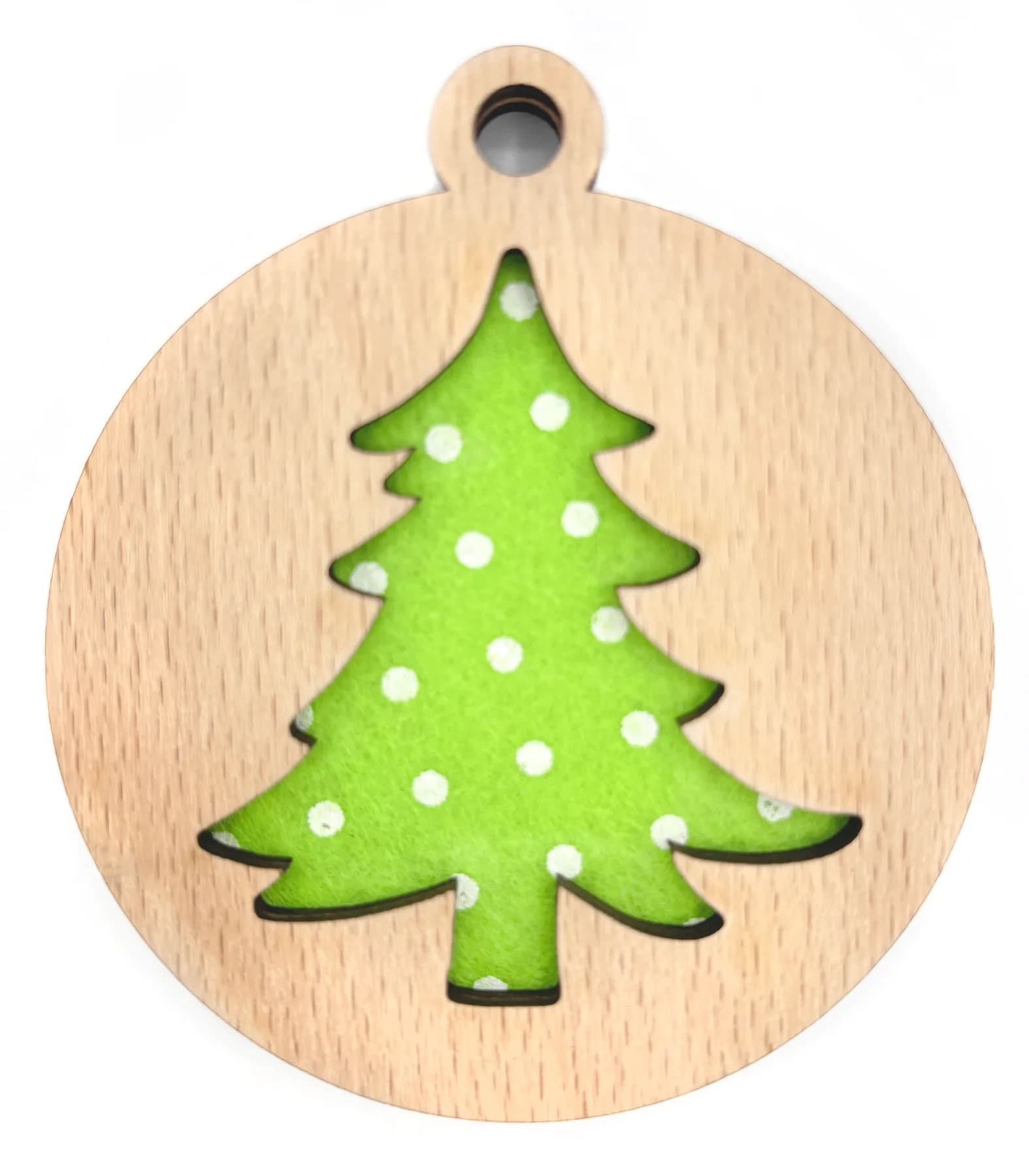 Décoration de Noël en bois – sapin