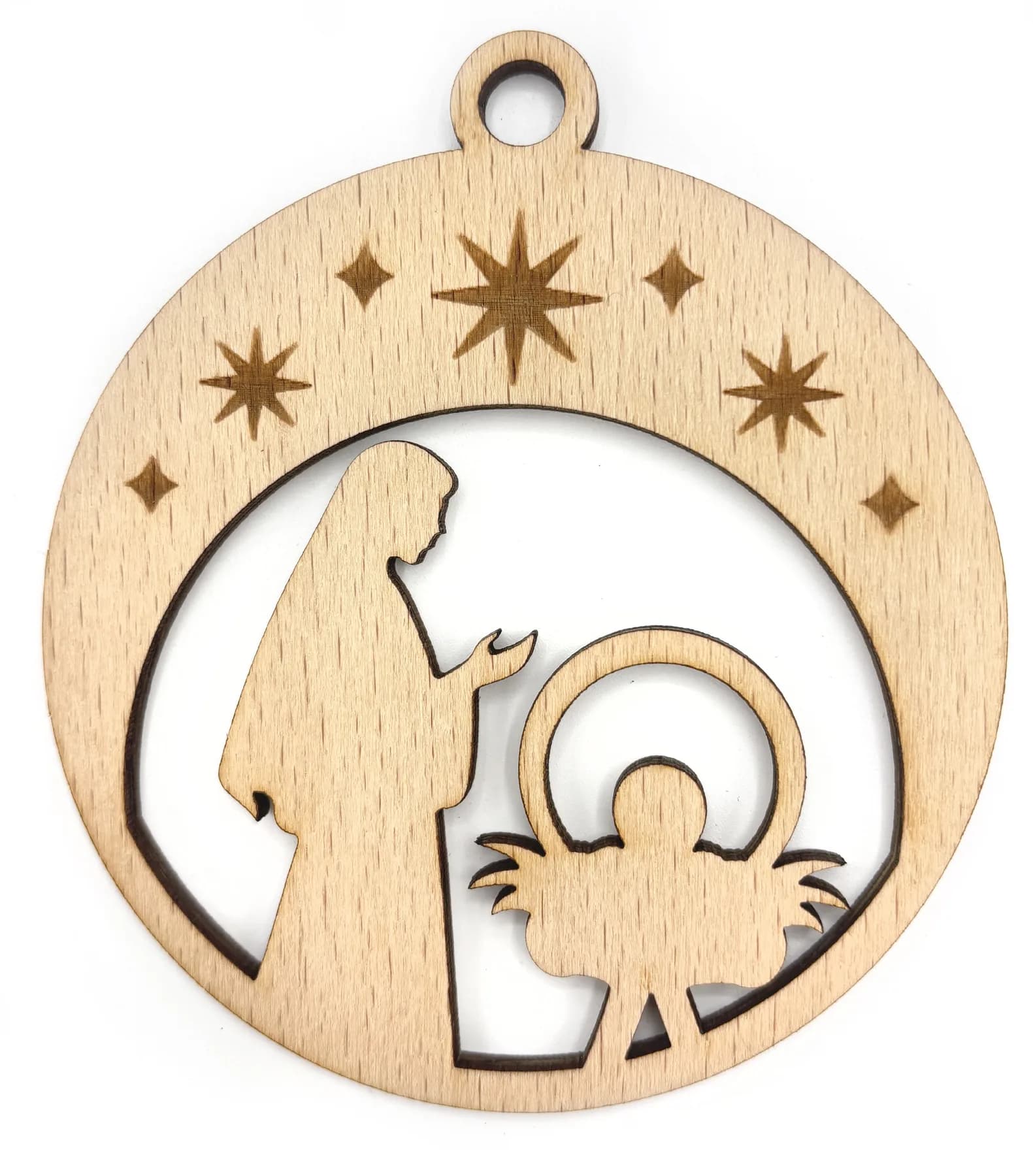 Weihnachtsschmuck aus Holz – Motiv 20