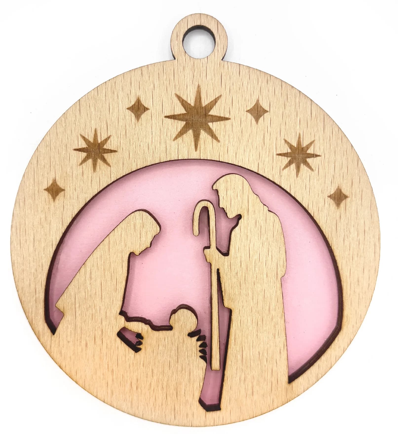 Weihnachtsschmuck aus Holz – Motiv 21