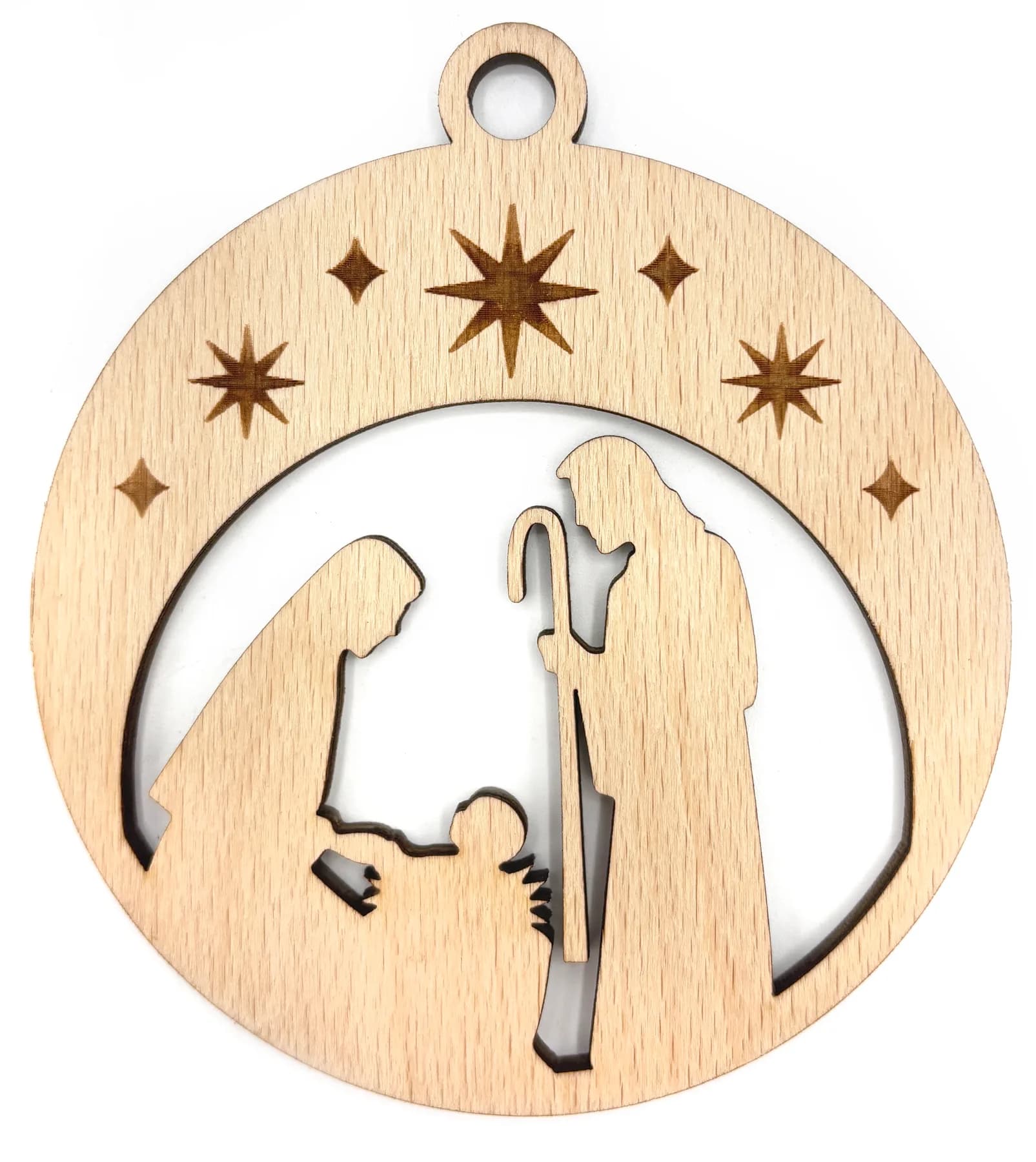 Weihnachtsschmuck aus Holz – Motiv 21