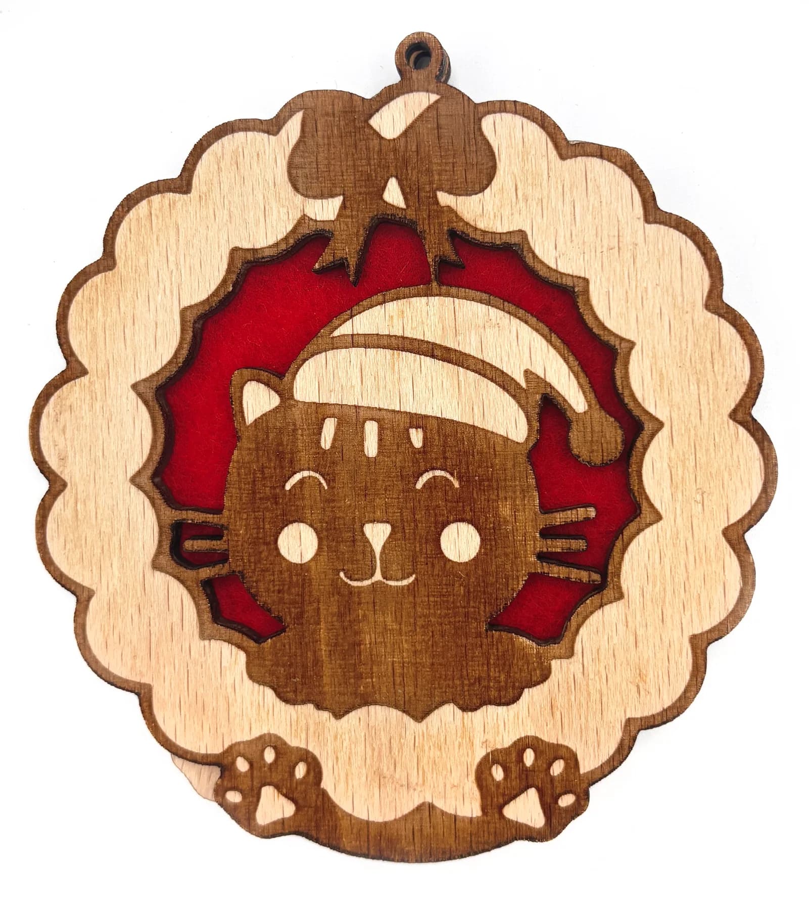Holz-Weihnachtsanhänger, Motiv 30