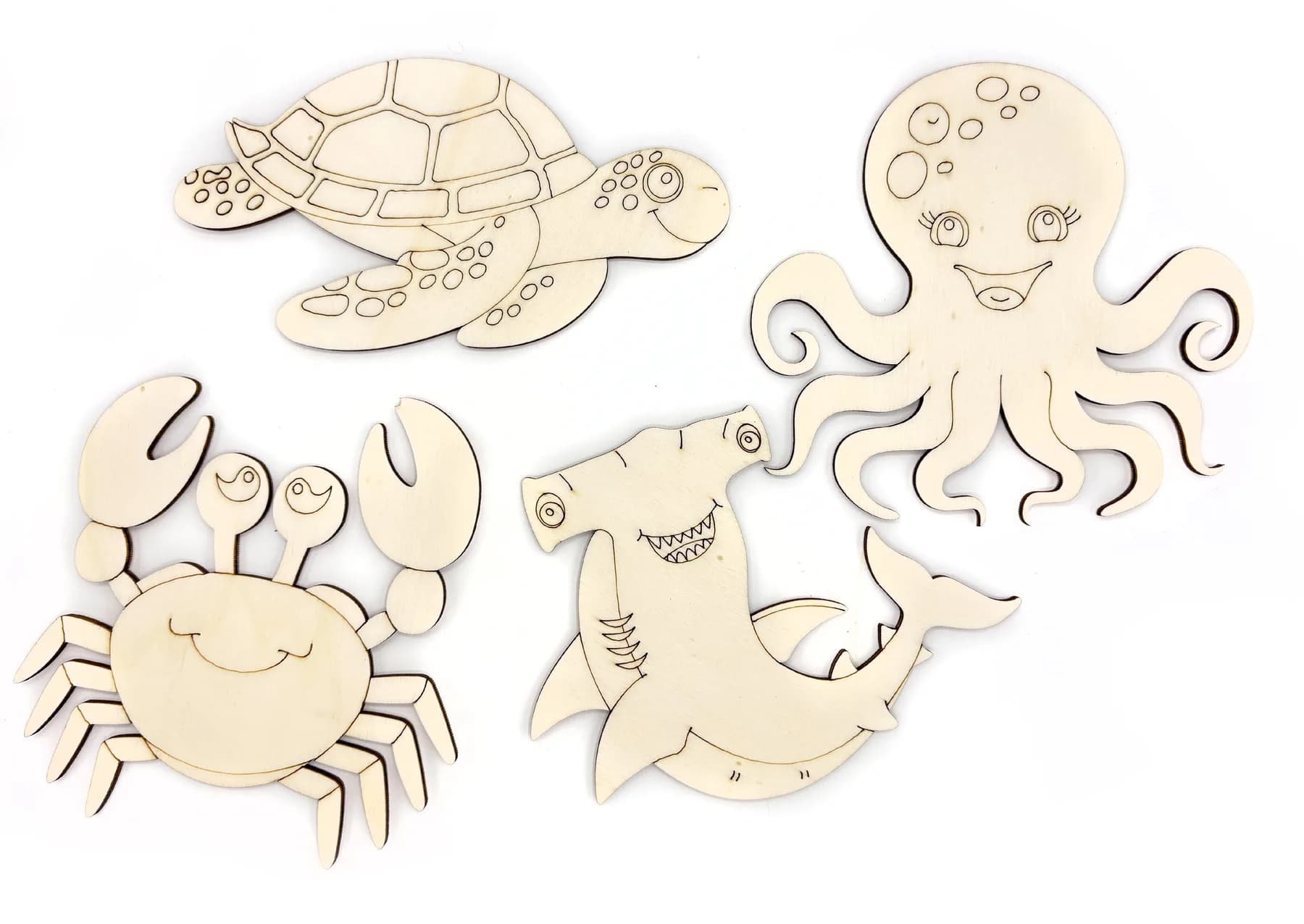 PaintMe – Coloriage en bois – Ocean – Crabe