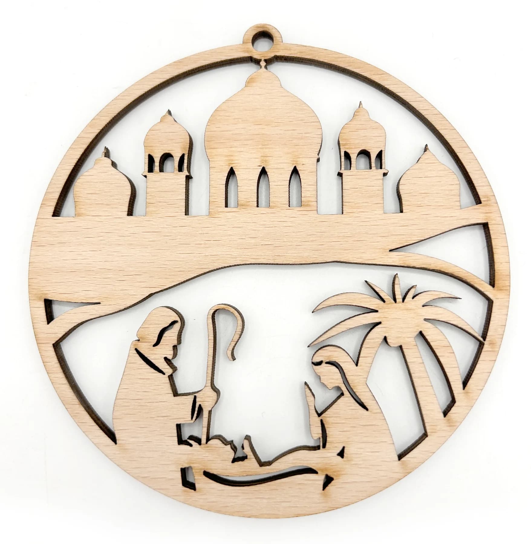 Holz-Christbaumschmuck – Heilige Nacht 15