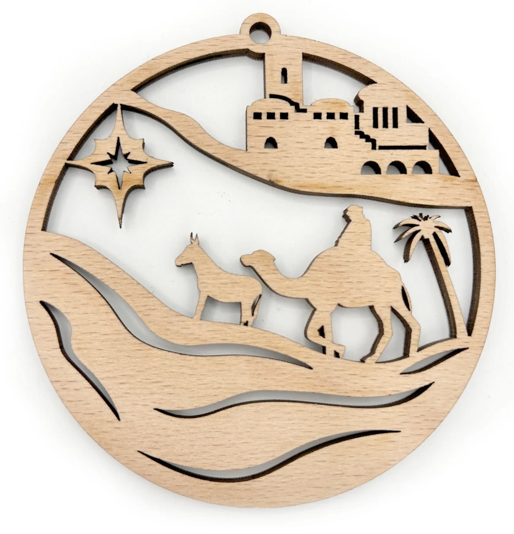 Holz-Christbaumschmuck – Heilige Nacht 21