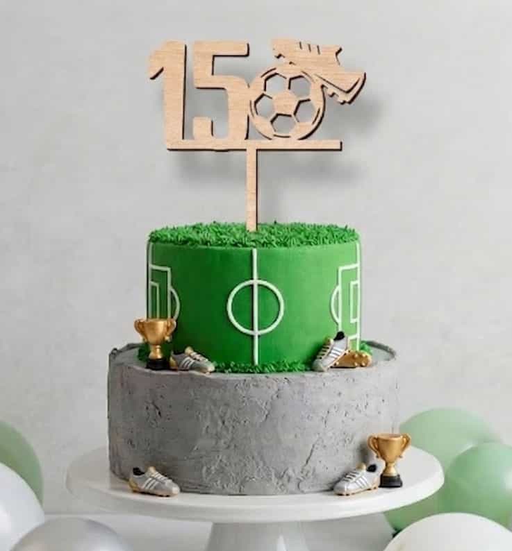 Tortenstecker – Geburtstag – Fußball (Fußballer)