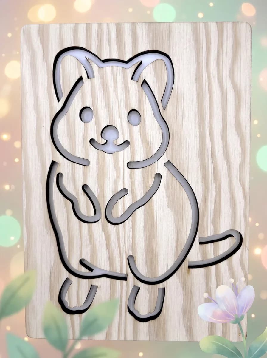 Pochoir à dessin Australie – Quokka