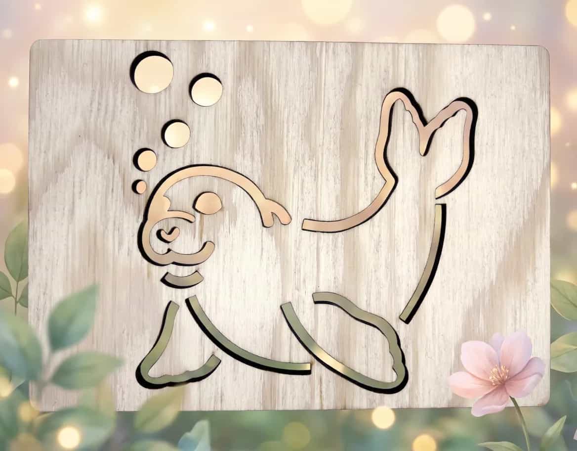 Šablona na kreslení Austrálie – Tuleň