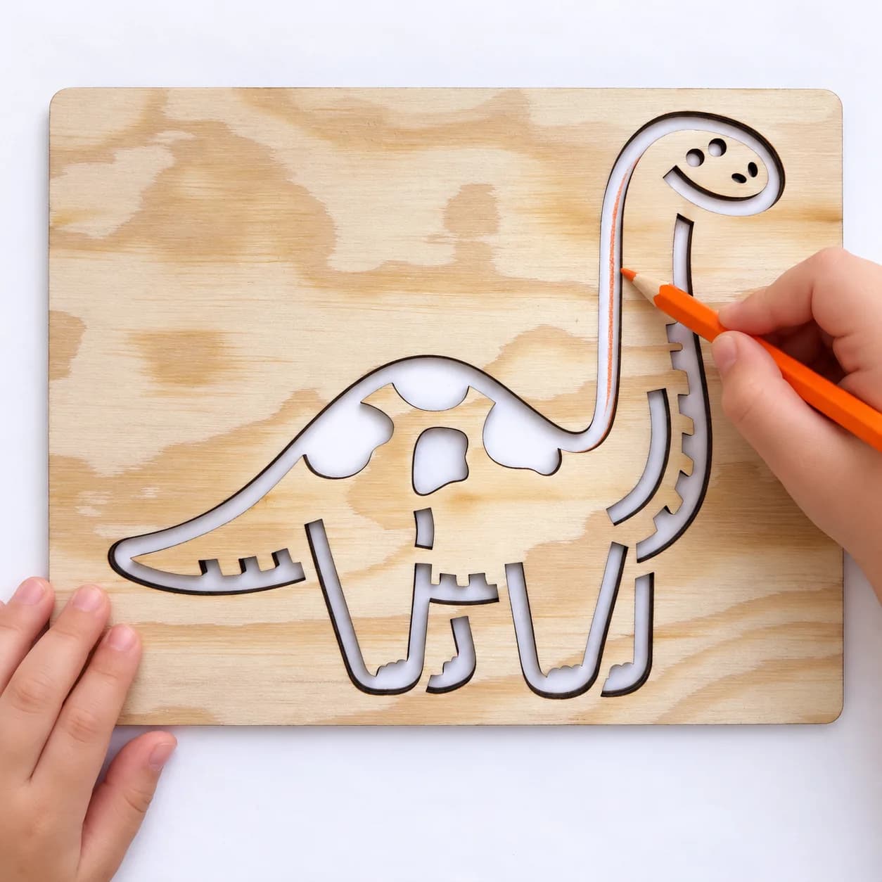 Šablona na kreslení Dinosauři – Diplodocus