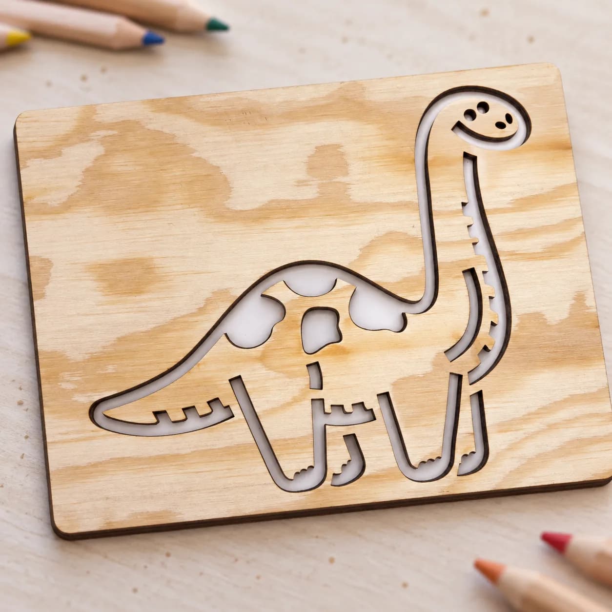 Šablona na kreslení Dinosauři – Diplodocus