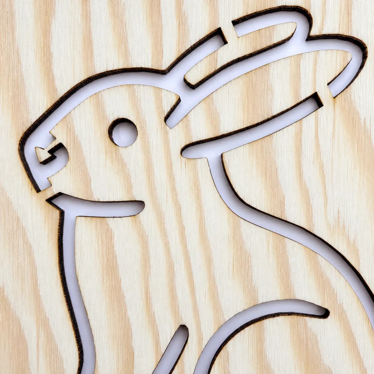 Pochoir à dessiner Ferme – Lapin, variante 2