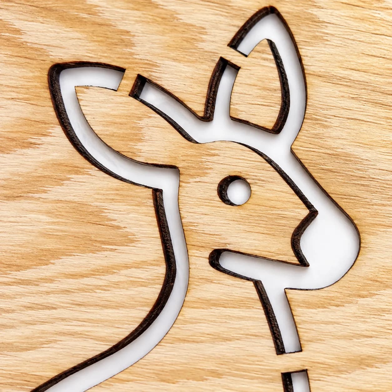 Pochoir à dessin Australie – Kangourou, variante 2
