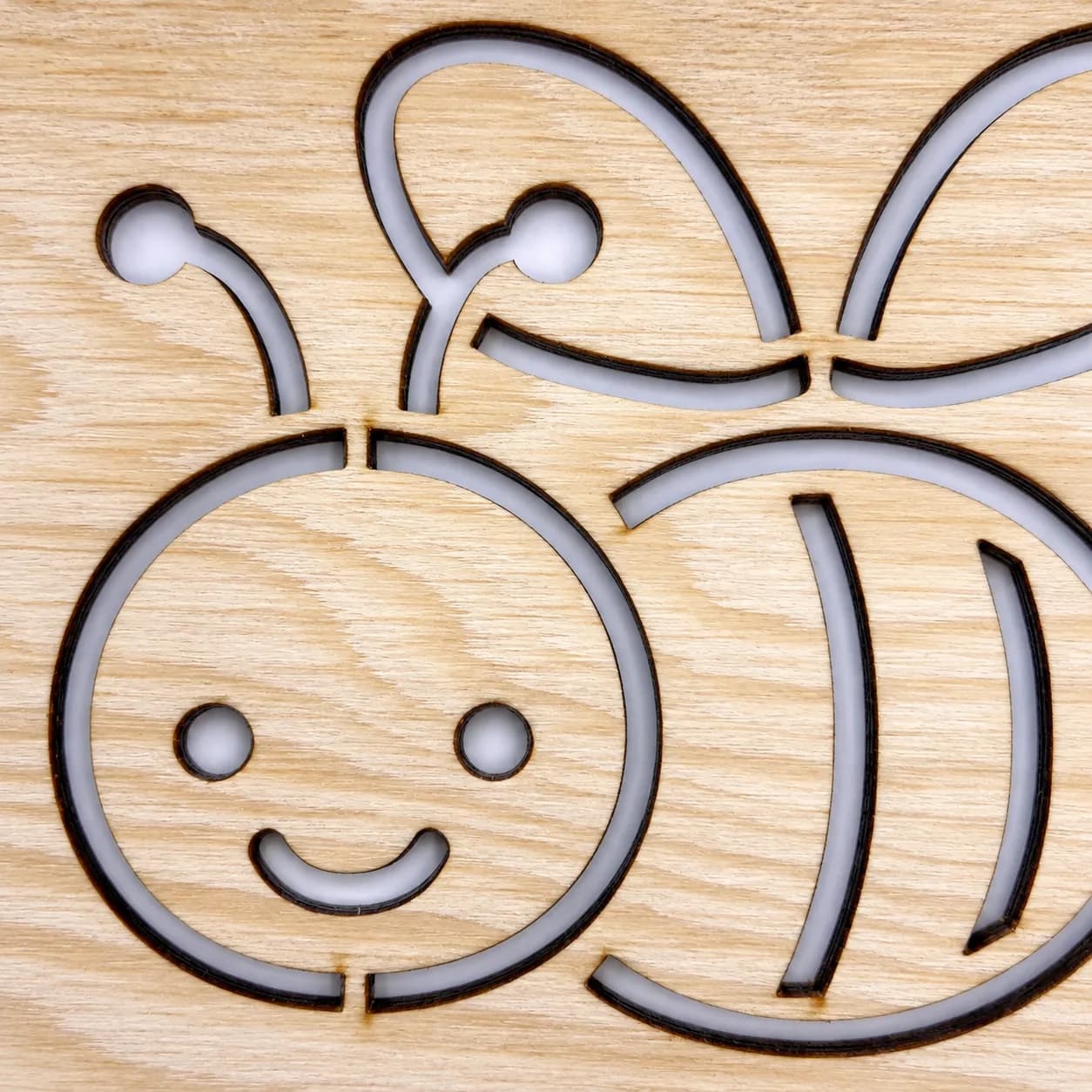 Zeichenschablone Käfer, Schnecken und Würmer – Hummel