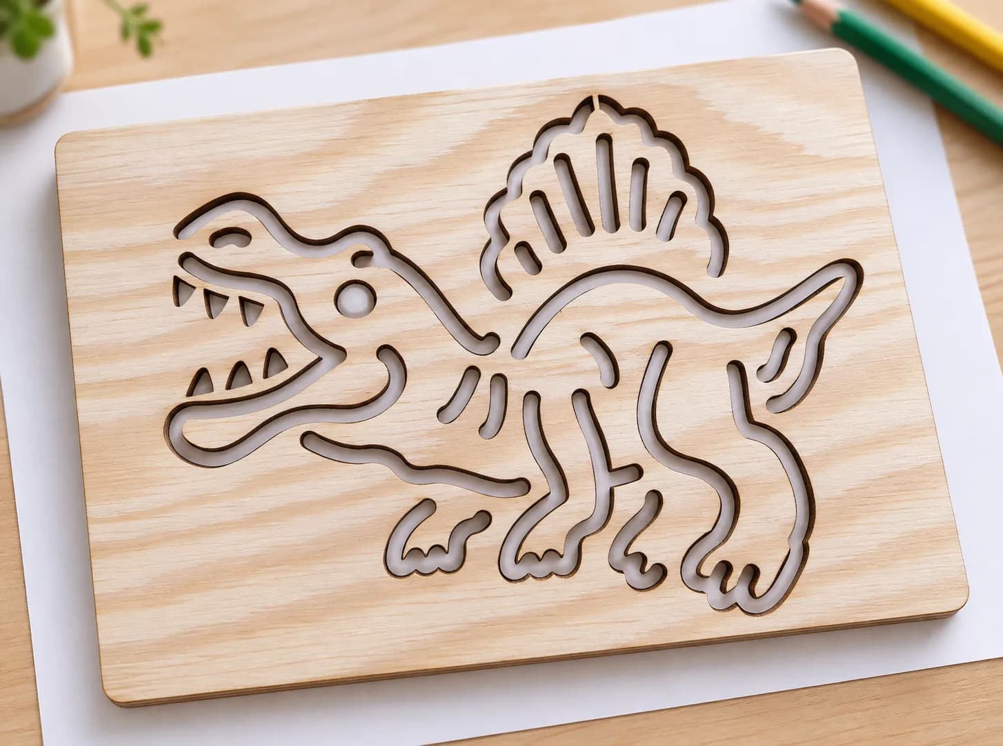 Šablona na kreslení Dinosauři – Spinosaurus