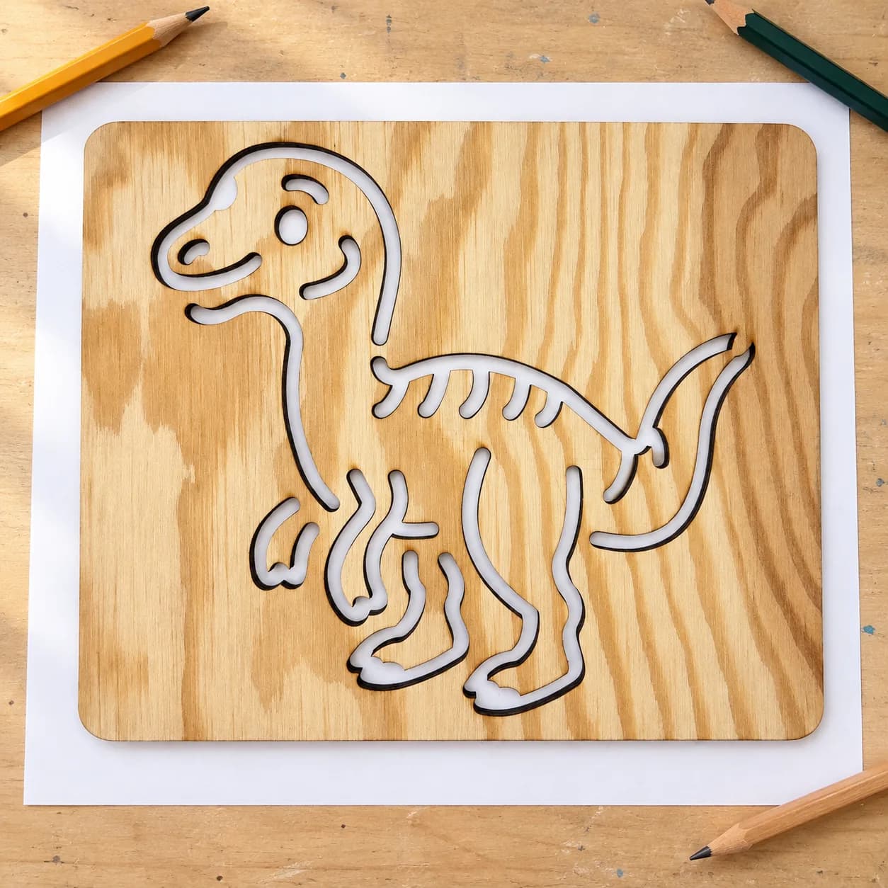 Šablona na kreslení Dinosauři – Velociraptor