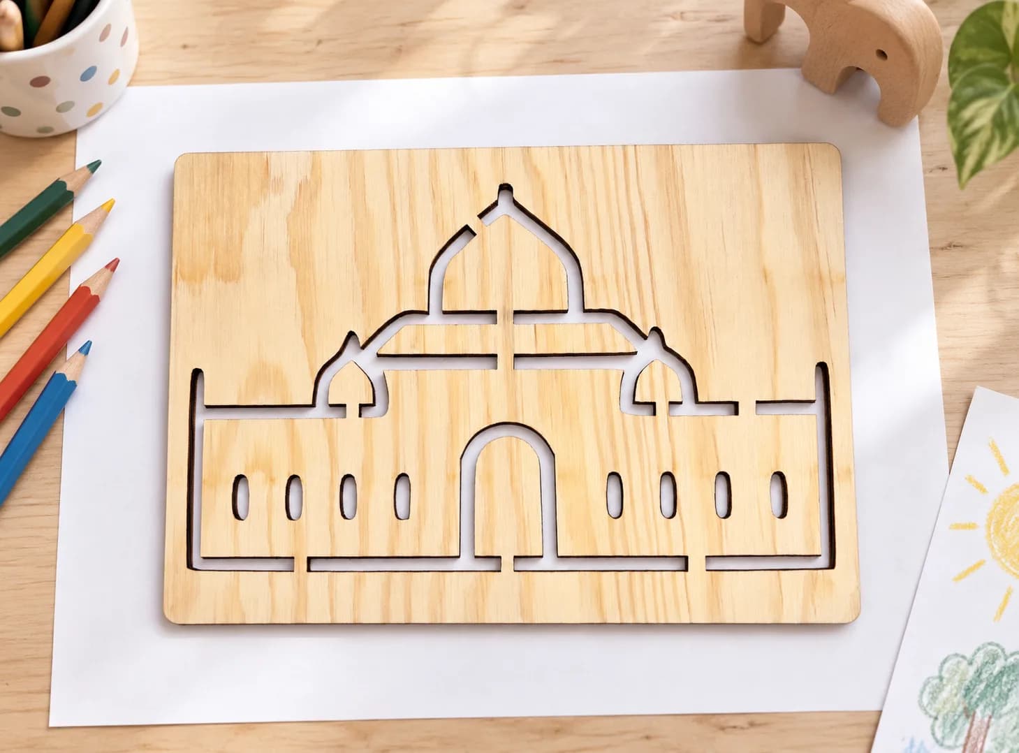 KresliSoMnou - Pochoir à dessin - Objets - Mosquée