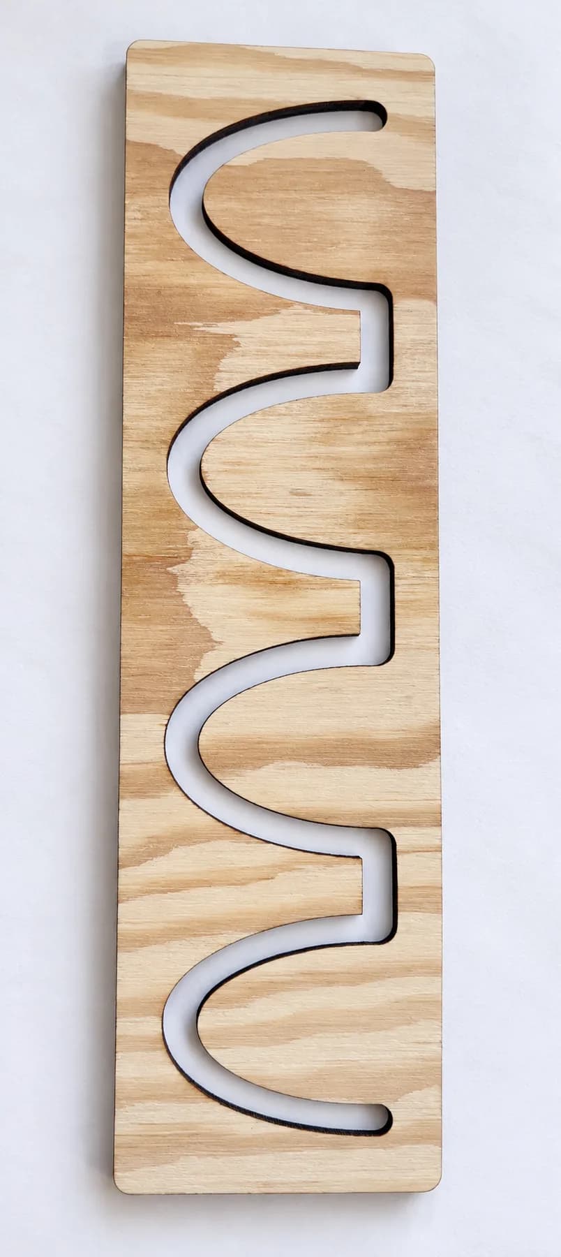 MIDI-Grafomotorik-Schablone – Breite Bögen (ca. 20 cm)