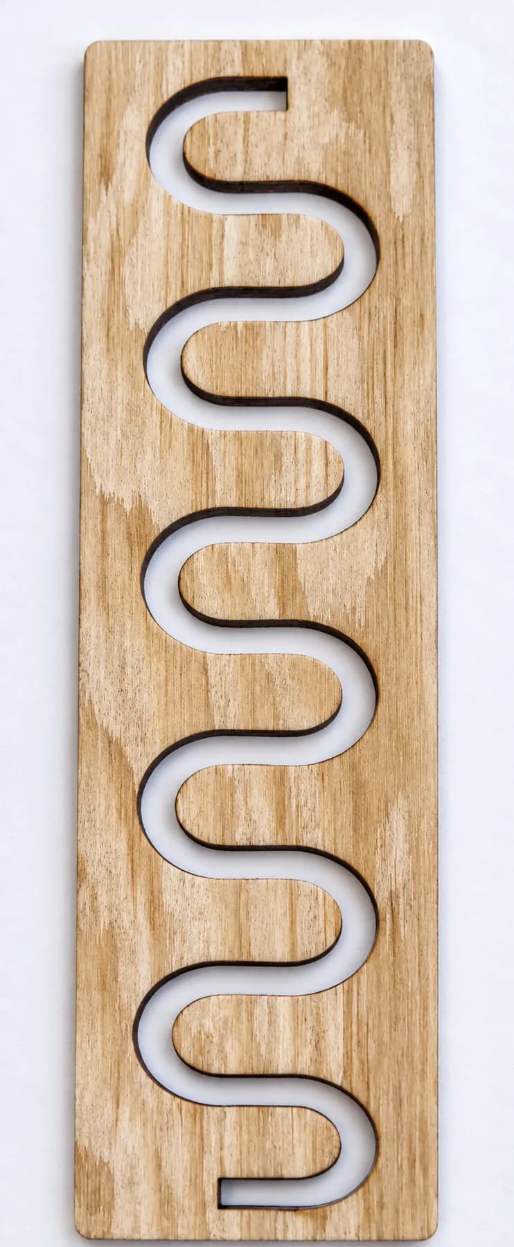 MIDI-Schwungübungsschablone (ca. 20 cm) – Schlangen