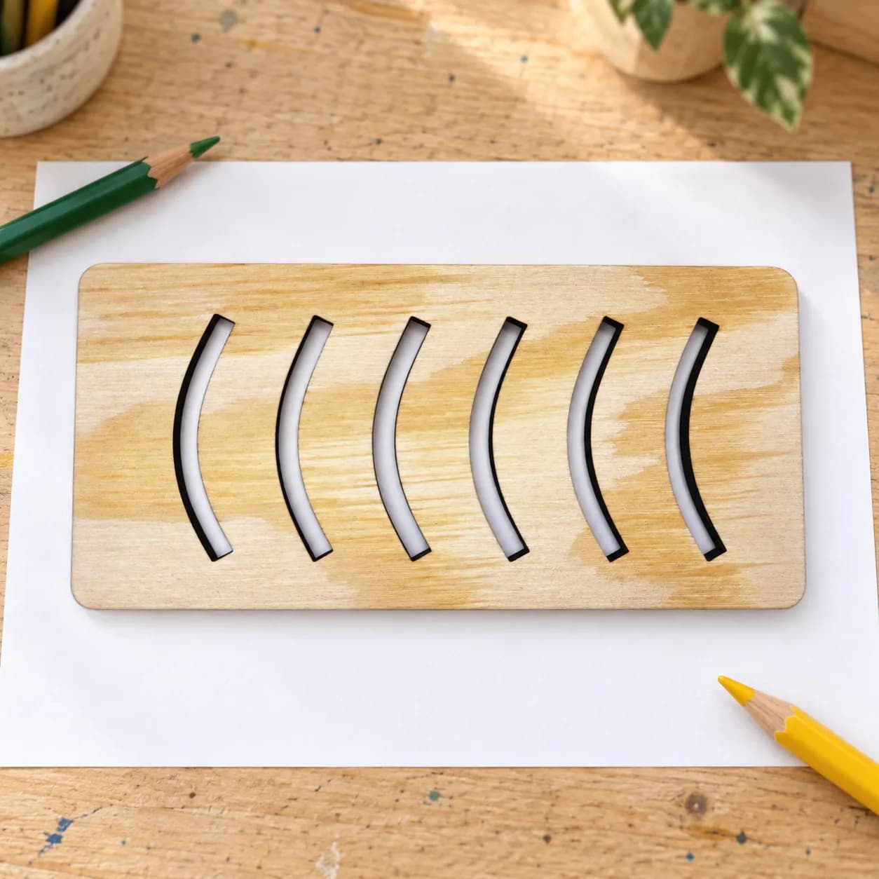 MINI grafomotorická šablóna (cca 15 cm) – Úsmevy