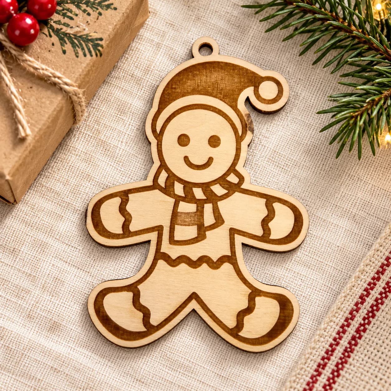 Weihnachtsschmuck aus Holz – Weihnachtsmotiv 30