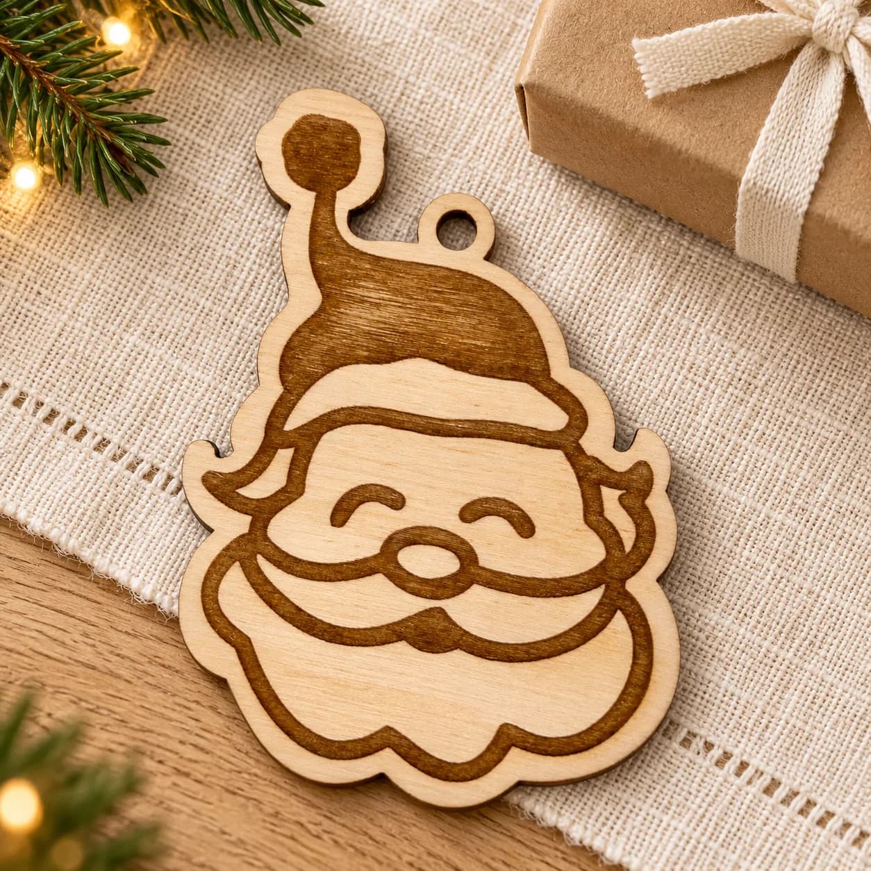Weihnachtsschmuck aus Holz – Weihnachtsmotiv 33