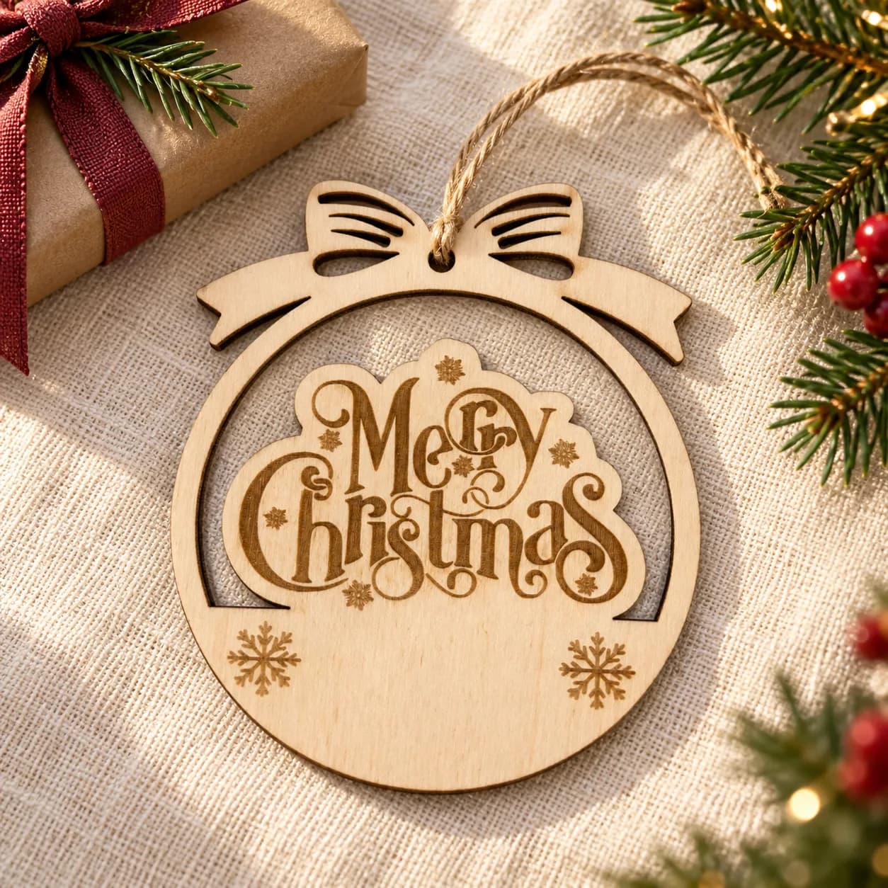 Décoration de Noël en bois – motif de Noël 41