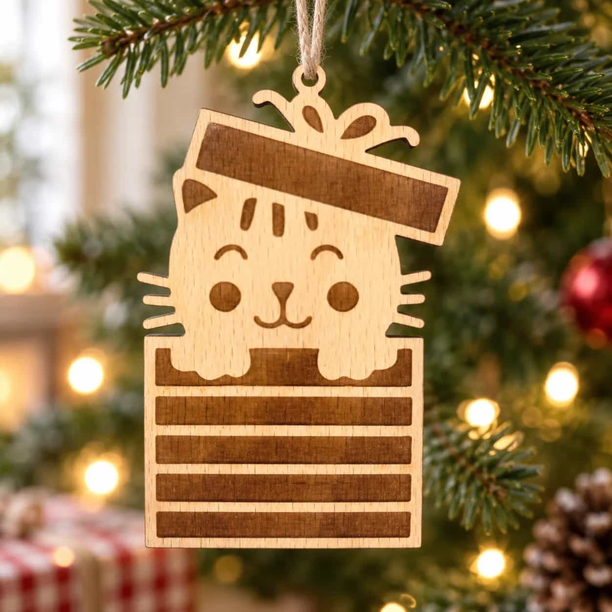 Holz-Christbaumschmuck Tierchen 3